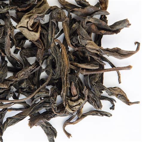 Tè appiattito del Da Hong Pao Oolong, grande tè rosso dal profumo delizioso dell'abito