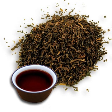A fogli staccabili del tè a fermentazione alta di Puerh, tè premio castano dorato brunastro di Puerh